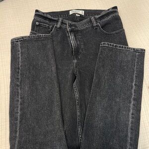 Abercrombie & Fitch Black High Rise Jeans